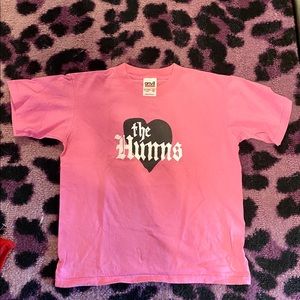 3 for $15 - The Huns Band Tee Pink